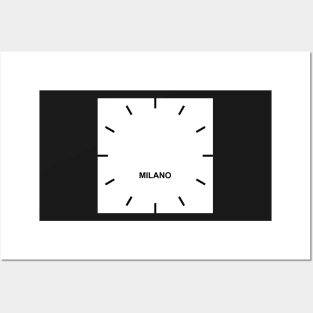 MILANO Time Zone Wall clock Posters and Art